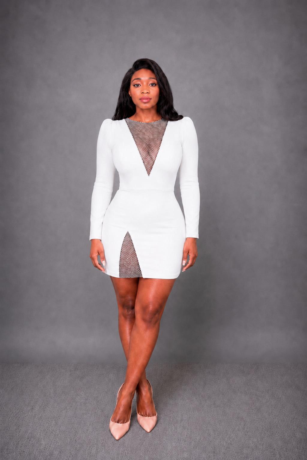 Robe de soirée et de fête, vêtement à manches longues pour femmes,
