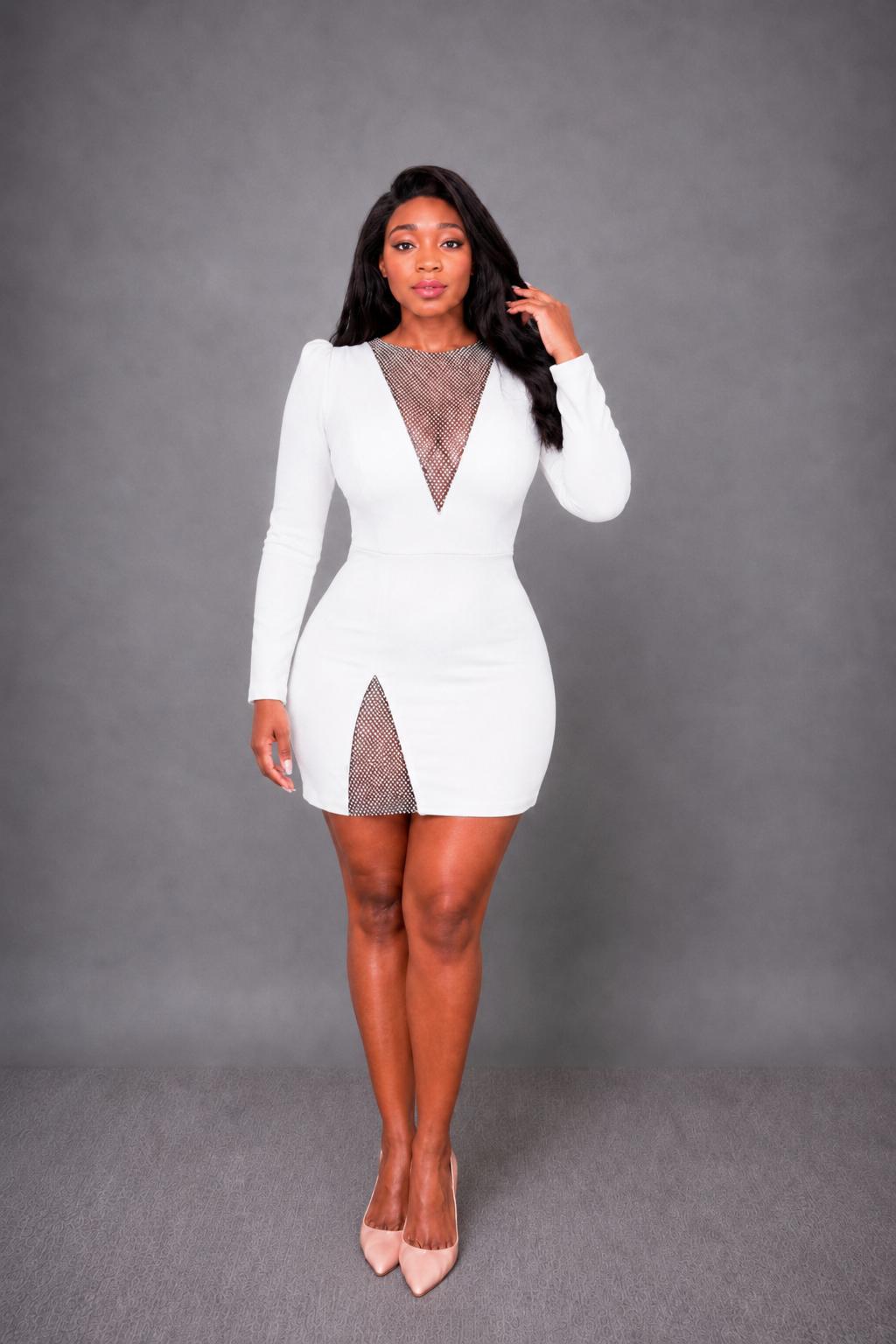 Robe de soirée et de fête, vêtement à manches longues pour femmes,