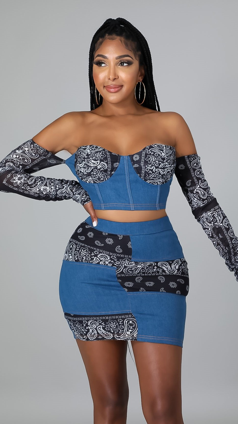 Ensemblee deux pièces tendance style et élégance