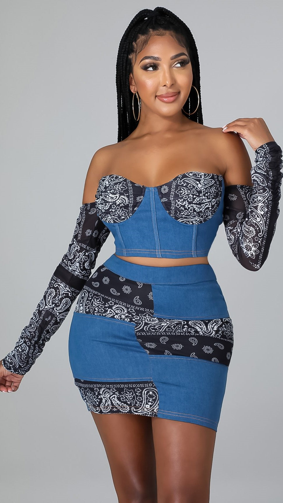 Ensemblee deux pièces tendance style et élégance