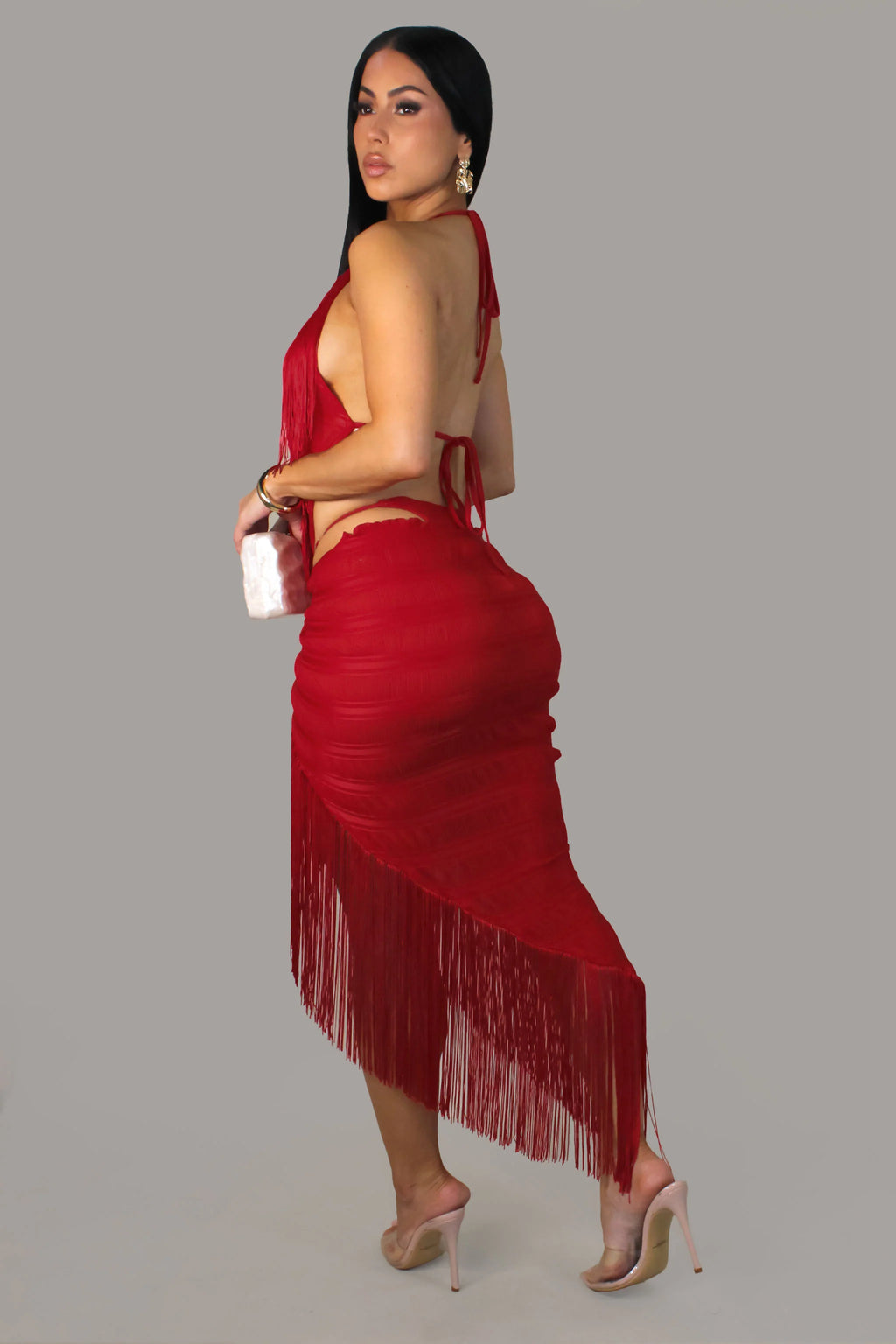 Robe coquine pour fille - Rouge