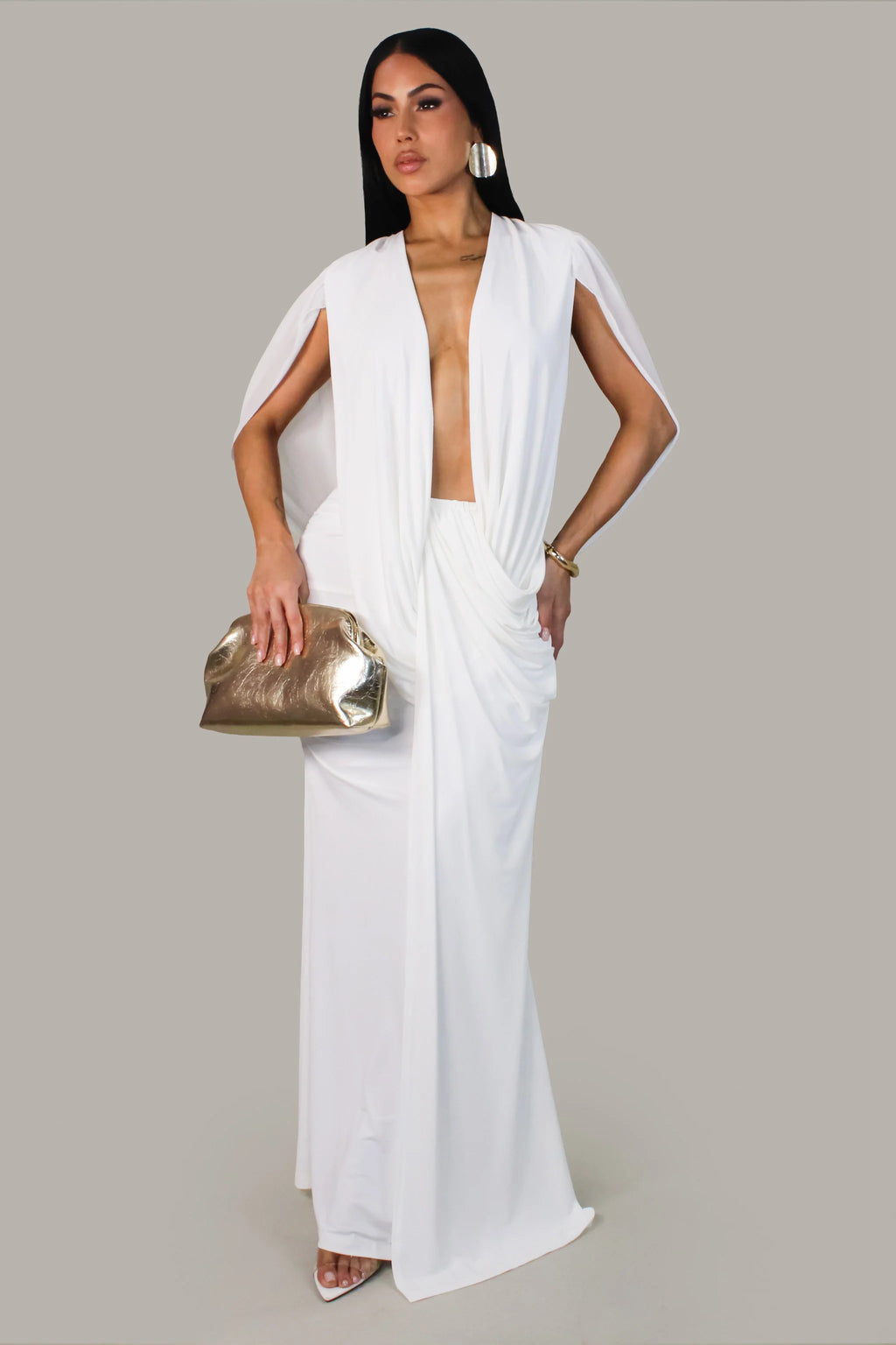 Robe Luxe Silhouette - Ivoire