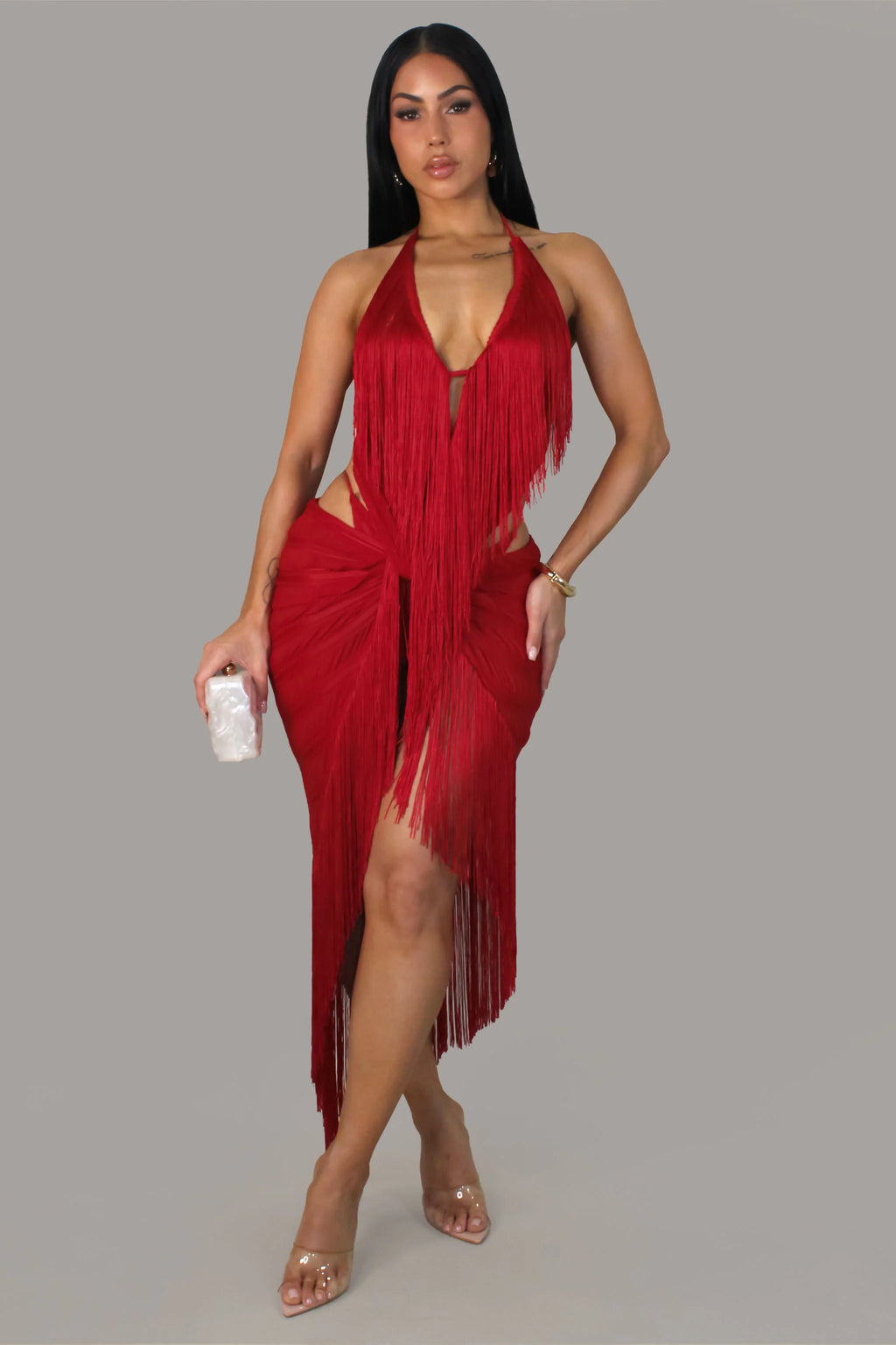 Robe coquine pour fille - Rouge