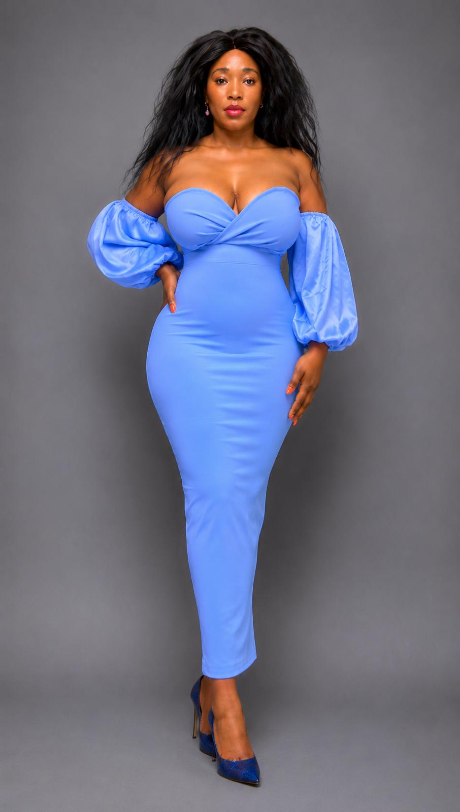 Robe midi personnalisée pour femme, conçue pour sublimer votre silhouette