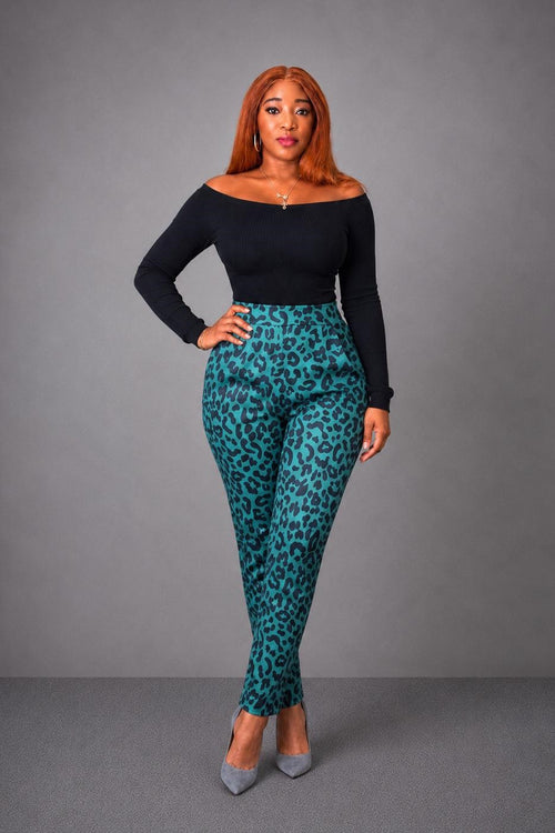&nbsp;pantalons tendance pour femme. Du léopard classique au vert audacieux,