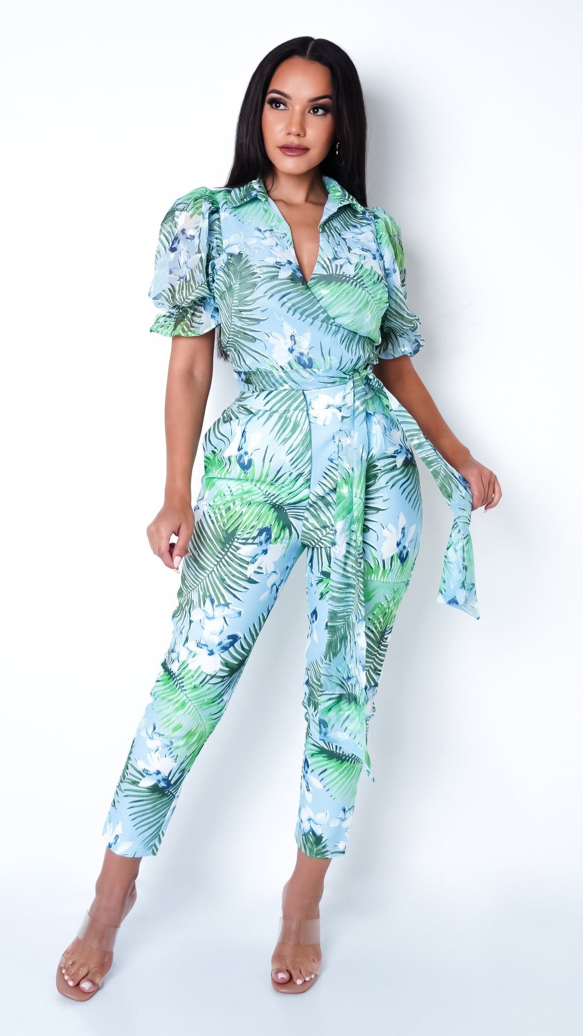 Ensemble composée d'une chemise cache-cœu
