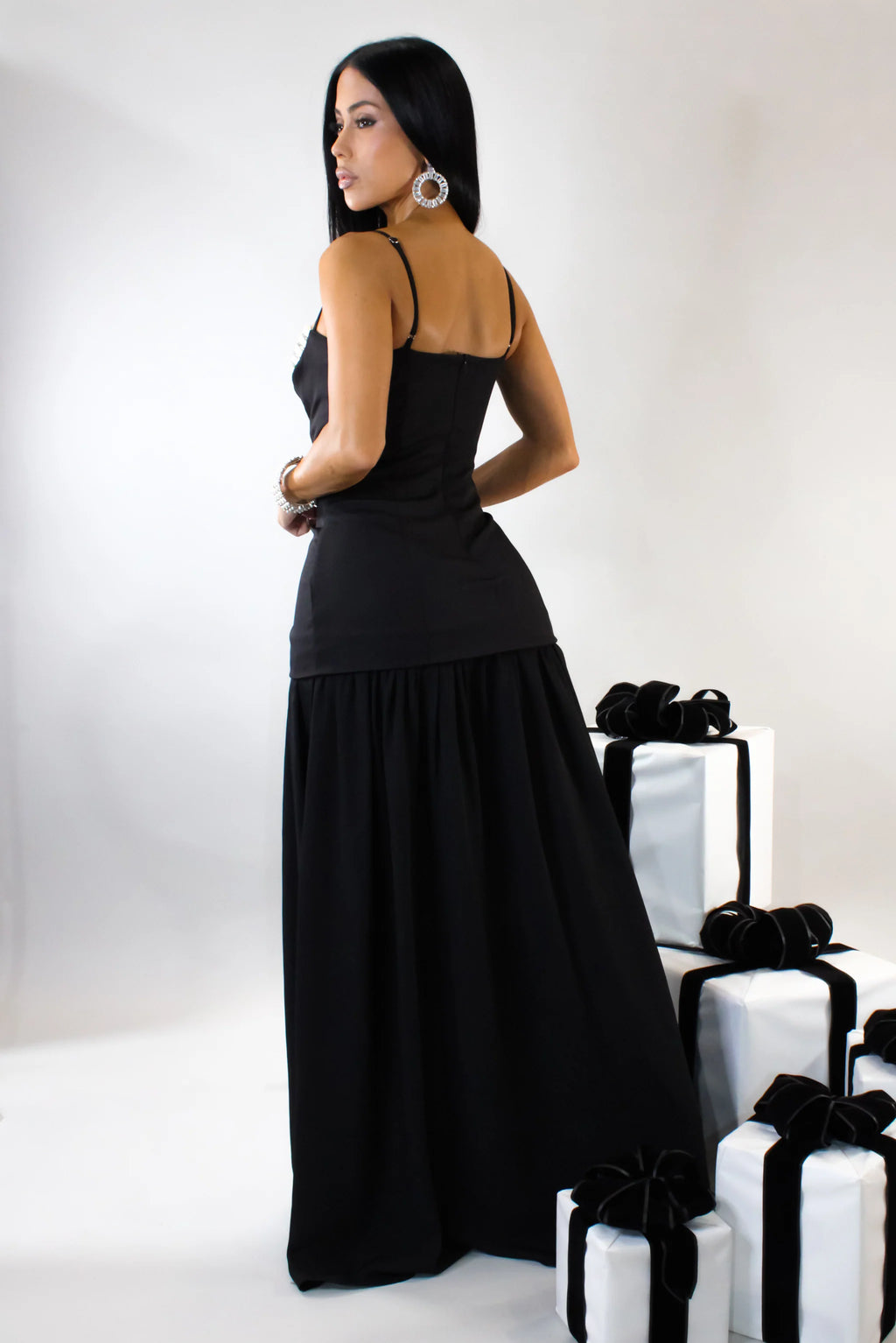 Robe longue noire Sight Unseen