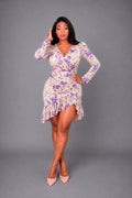 Robe fluide en mousseline de soie pour femme, idéale pour le printemps et l'automne.