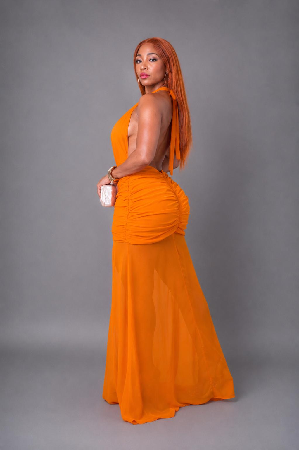 Robe d'Esmeralda - Orange