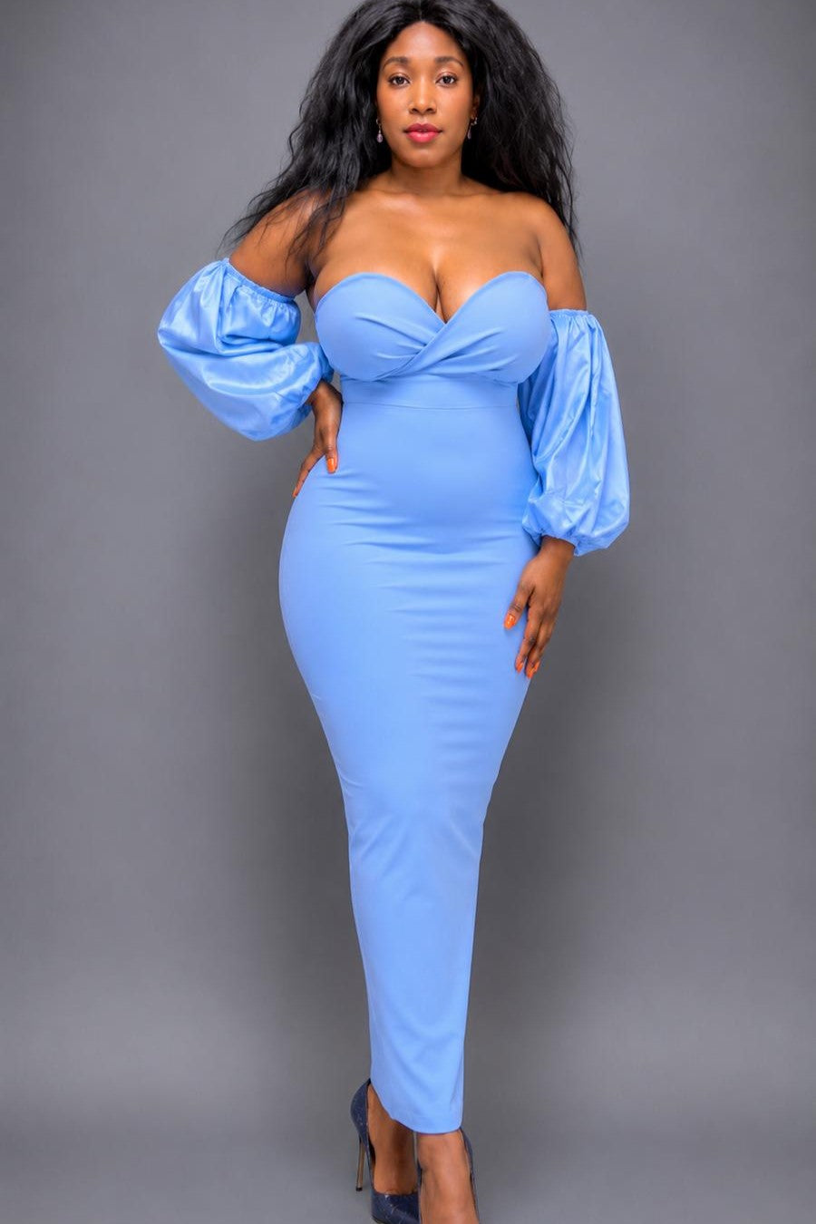 Robe midi personnalisée pour femme, conçue pour sublimer votre silhouette