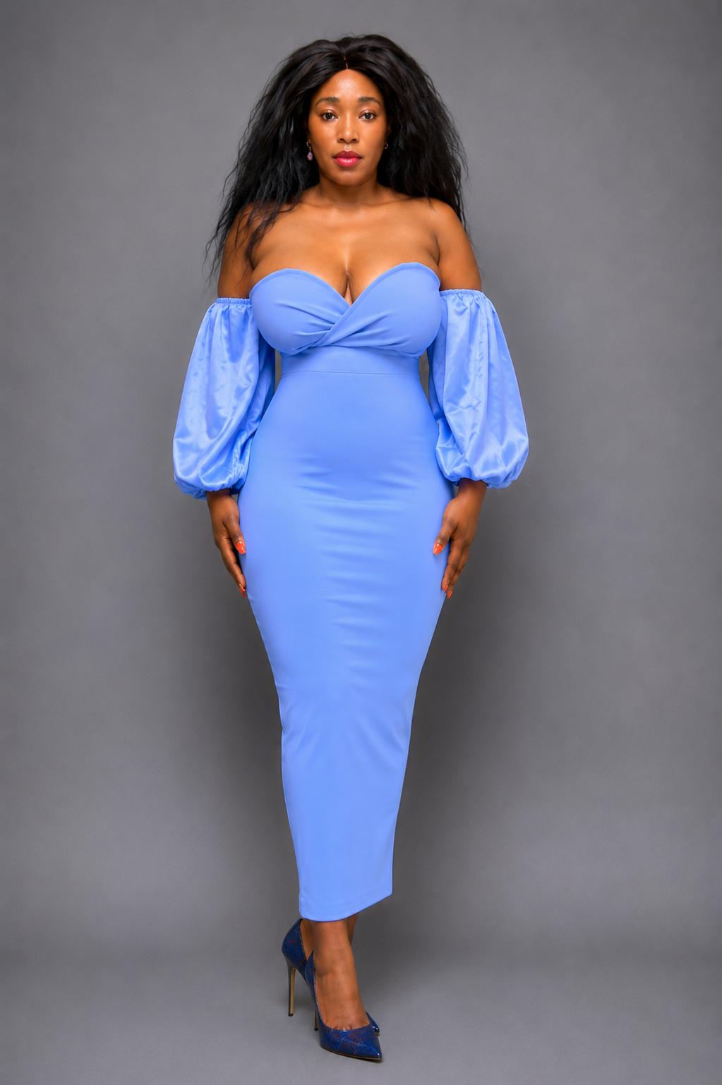 Robe midi personnalisée pour femme, conçue pour sublimer votre silhouette