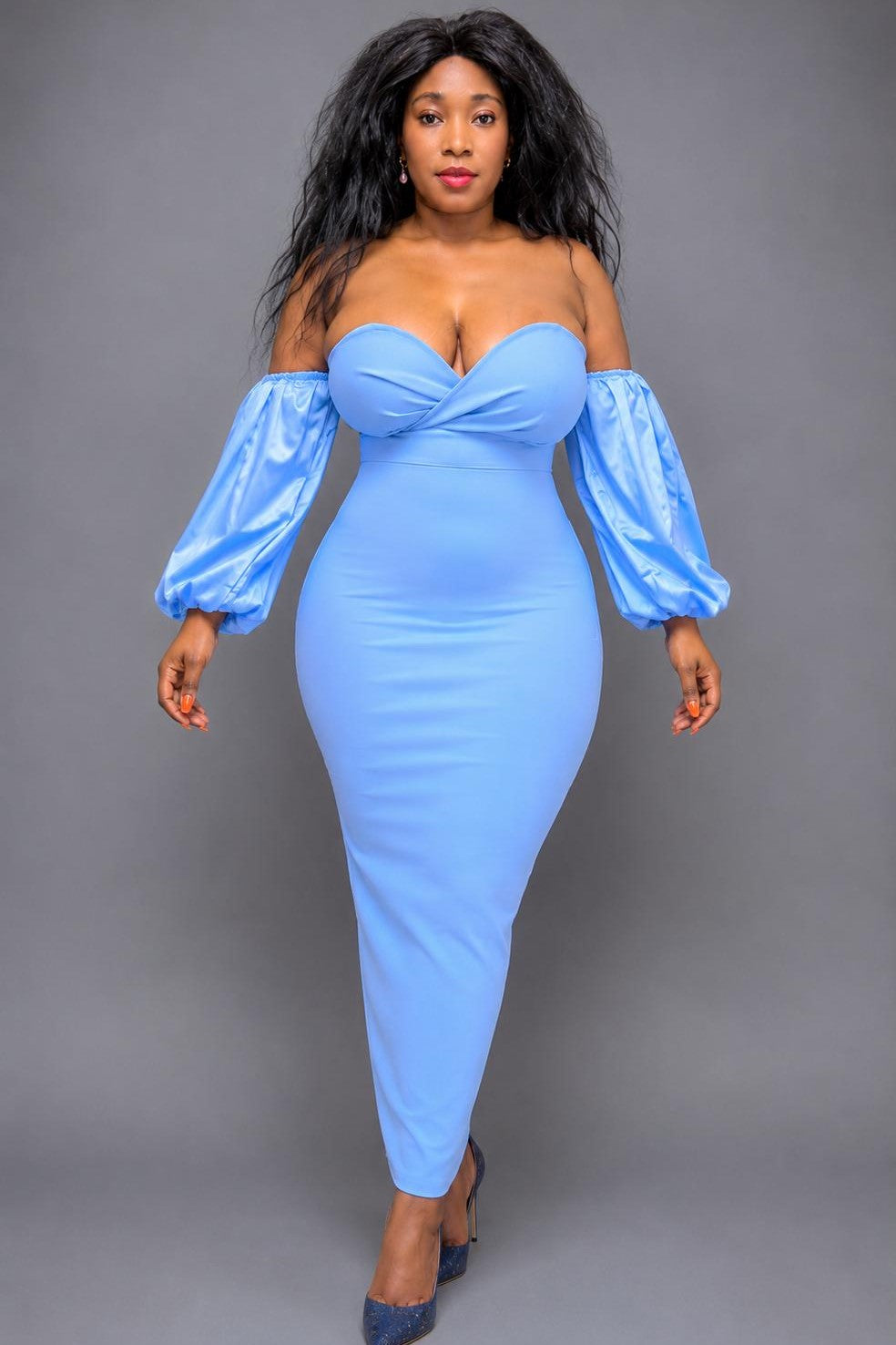Robe midi personnalisée pour femme, conçue pour sublimer votre silhouette