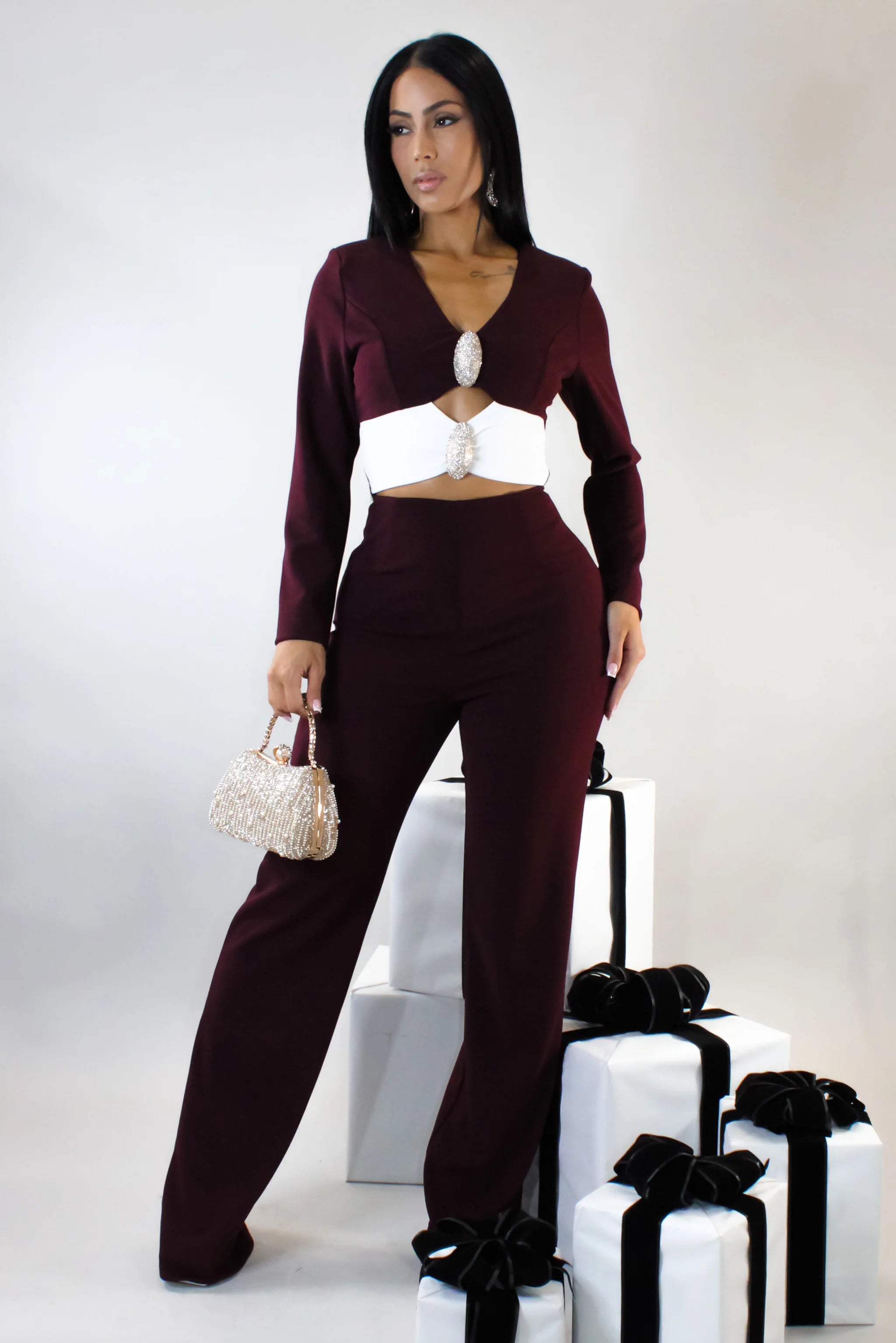 Ensemble pantalon « Dîner à Rome » -