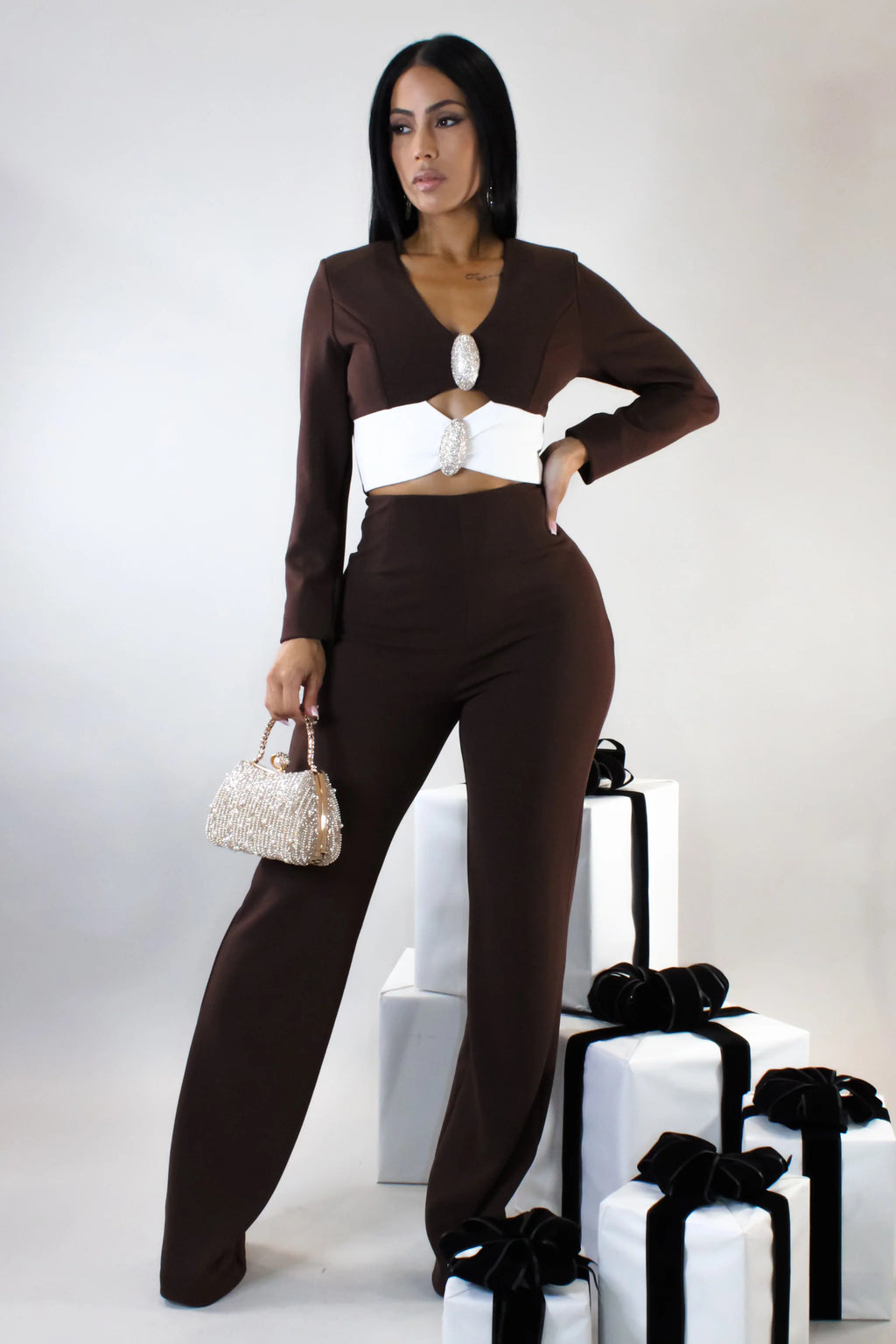 Ensemble pantalon « Dîner à Rome » -