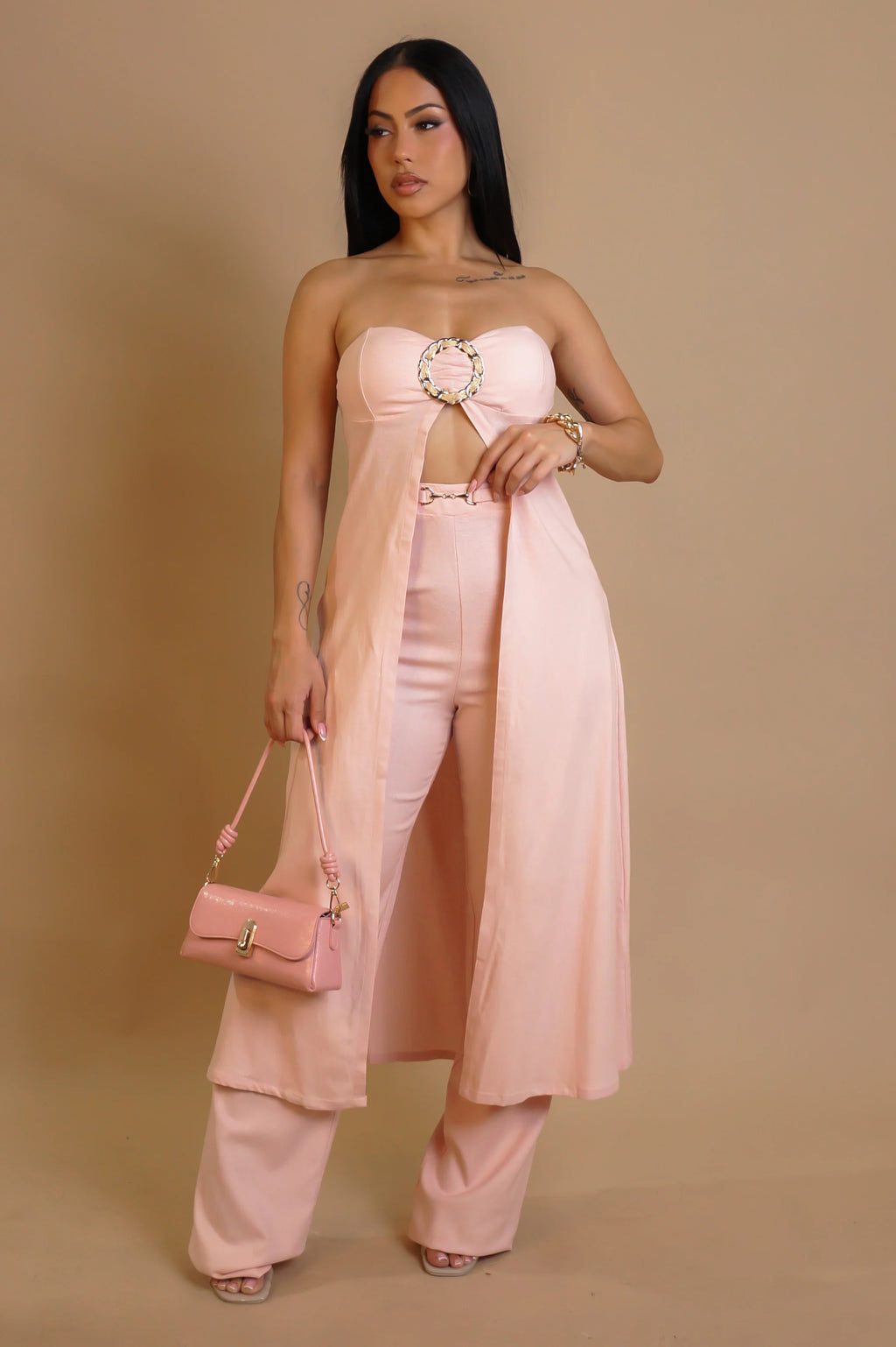 Ensemble pantalon Good Intentions - Rose