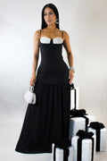 Robe longue noire Sight Unseen