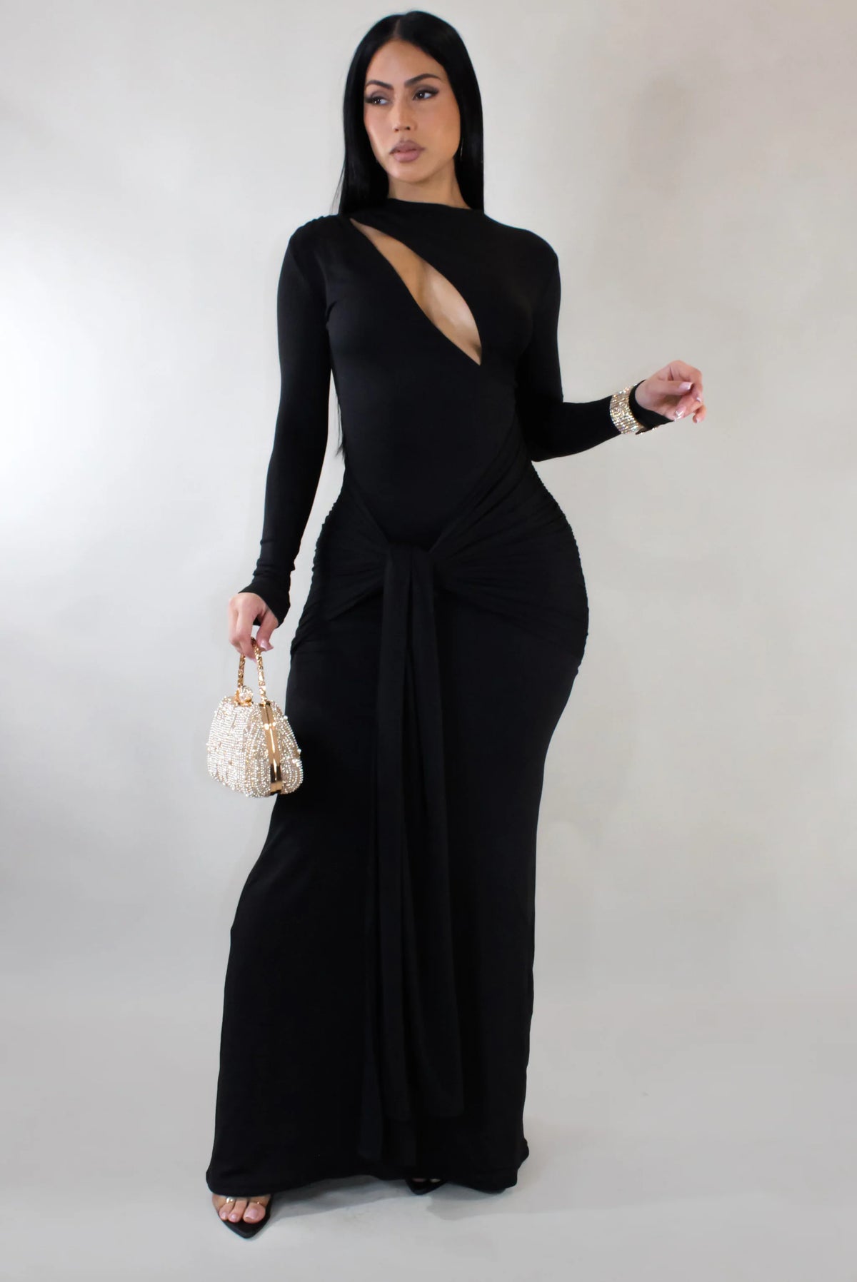 Robe maxi noire « Since You've Been Like This »
