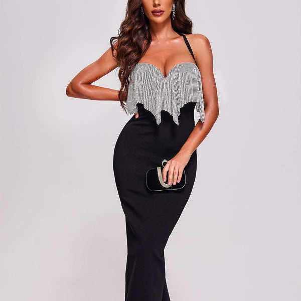 Robe midi Pink Meadow - Rose