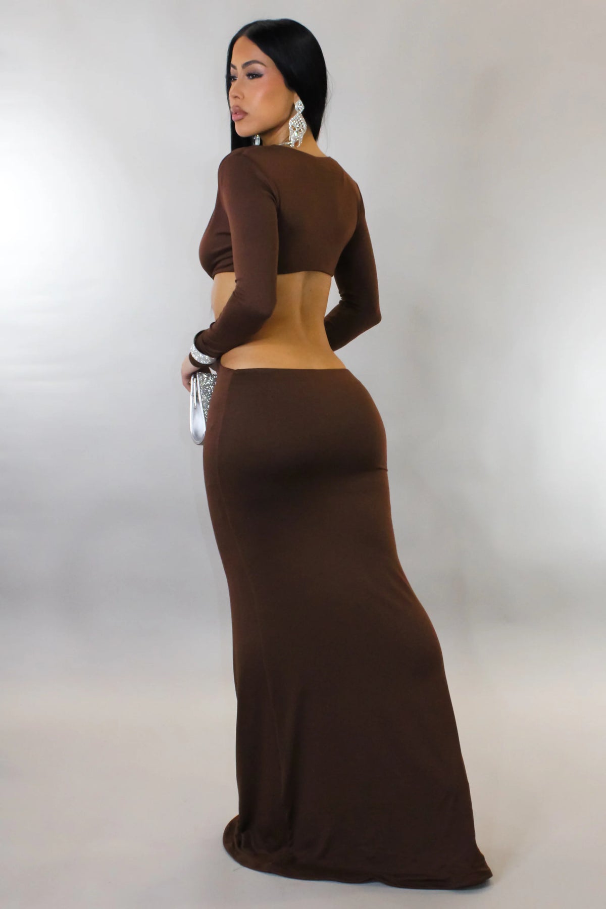 Robe longue Think About Me - Noire