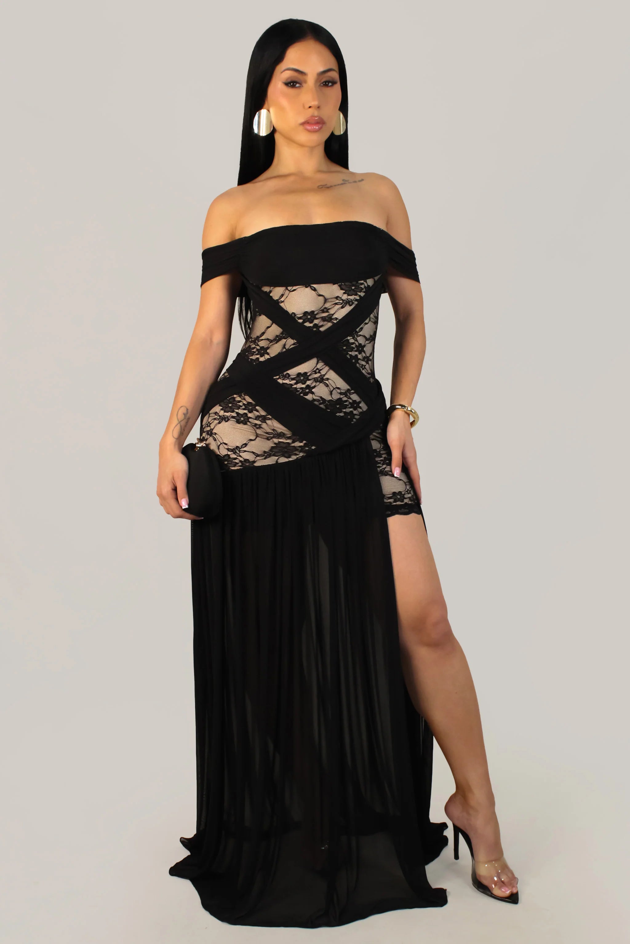 Robe de danse charmante - Noire  conçue pour le confort et la flexibilité
