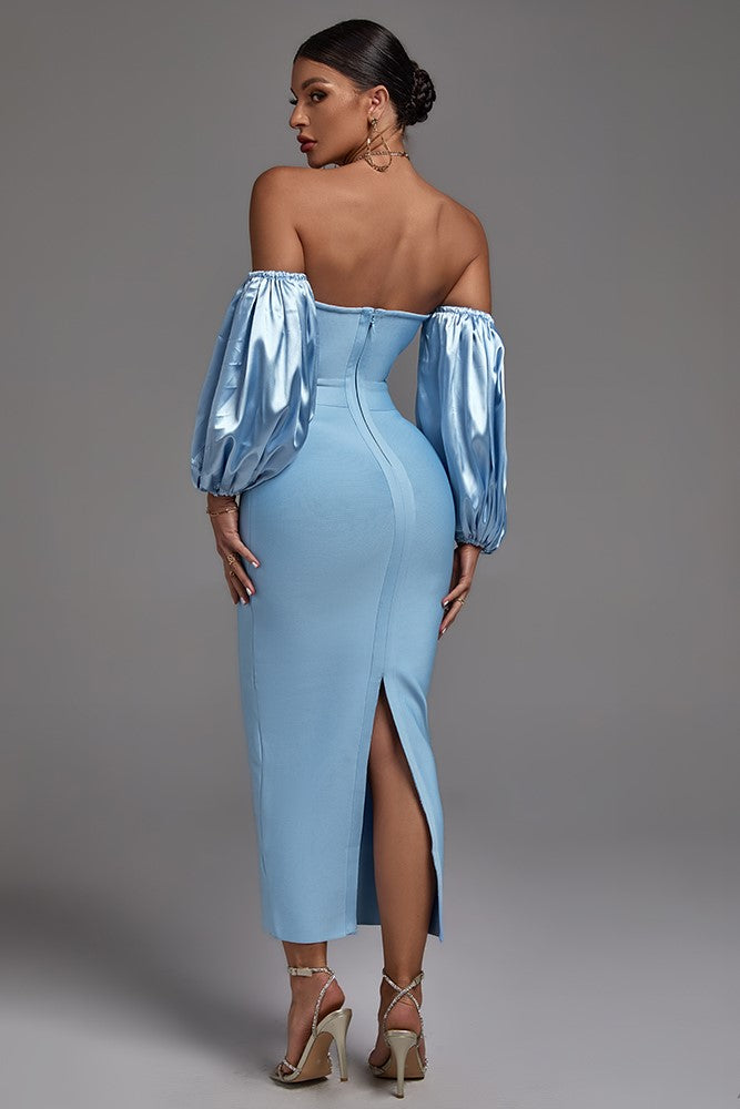 Robe midi personnalisée pour femme, conçue pour sublimer votre silhouette