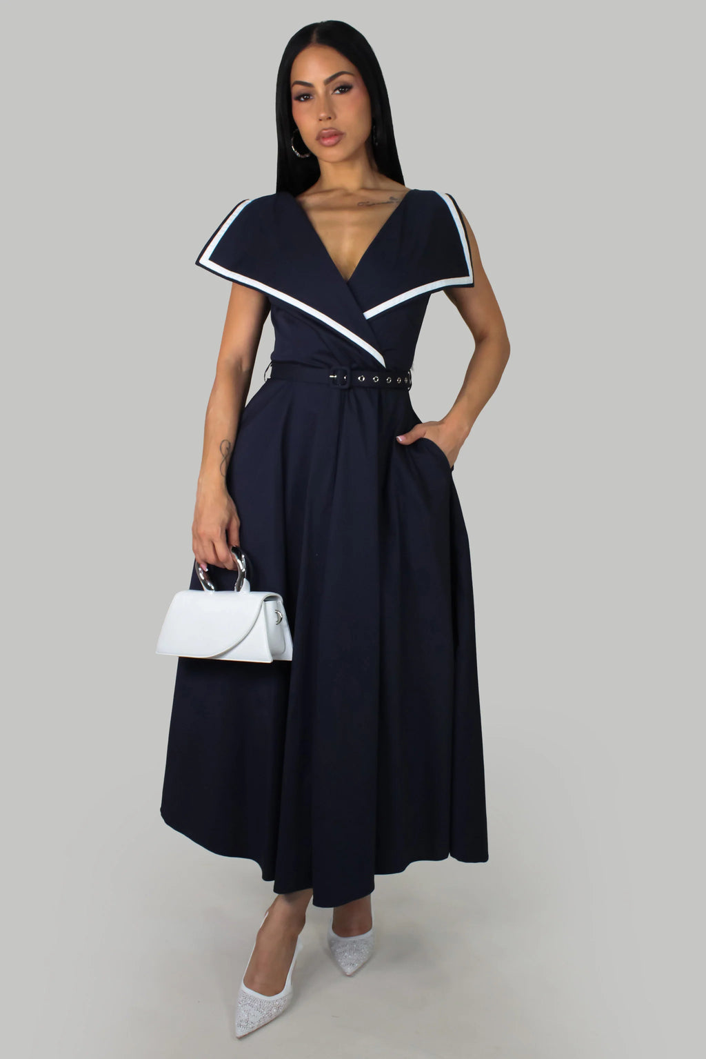 Robe midi Classic Voyage - NOIR