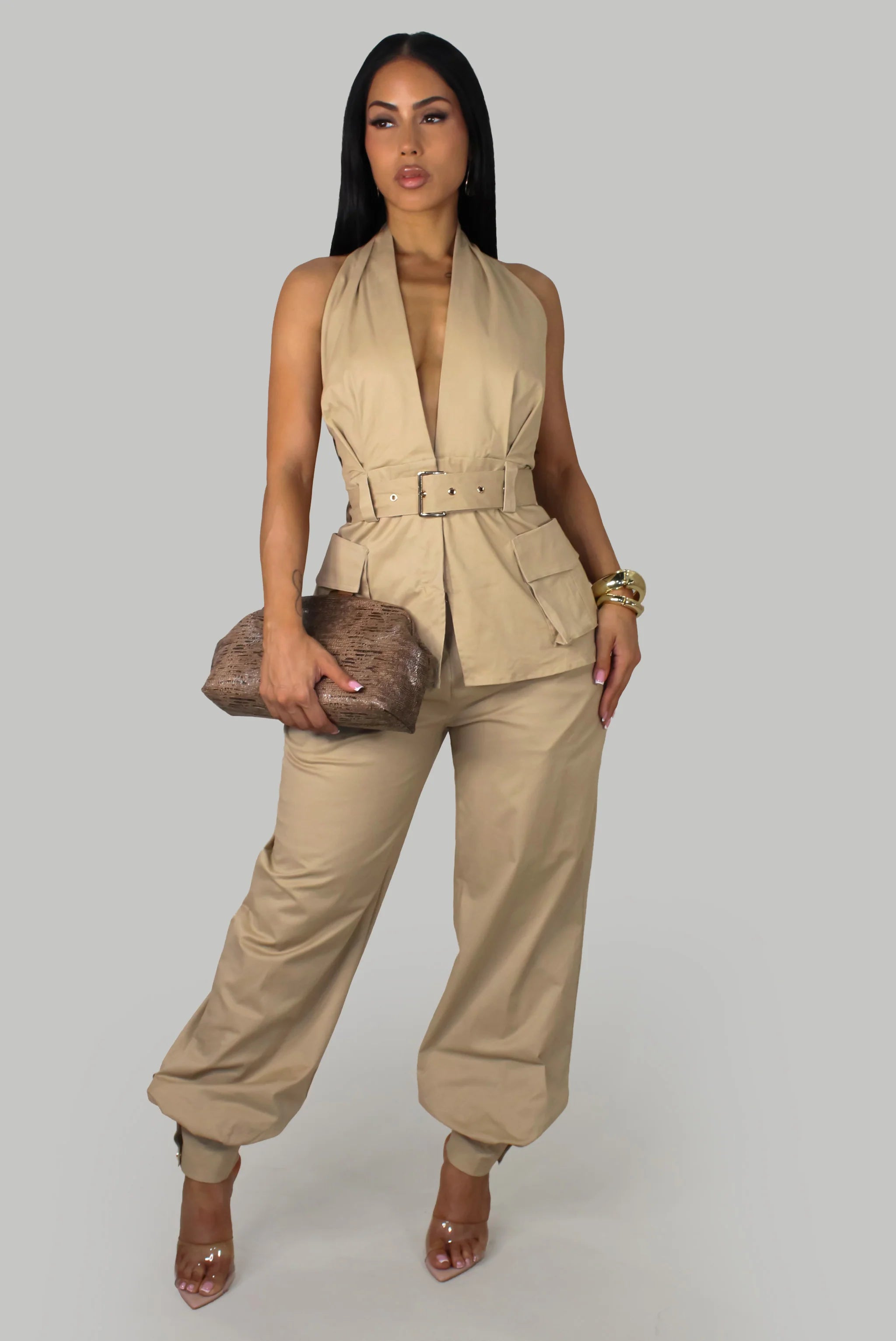 Ensemble pantalon Lead Role - Taupe