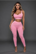 Ensemble brassière de sport active et leggings