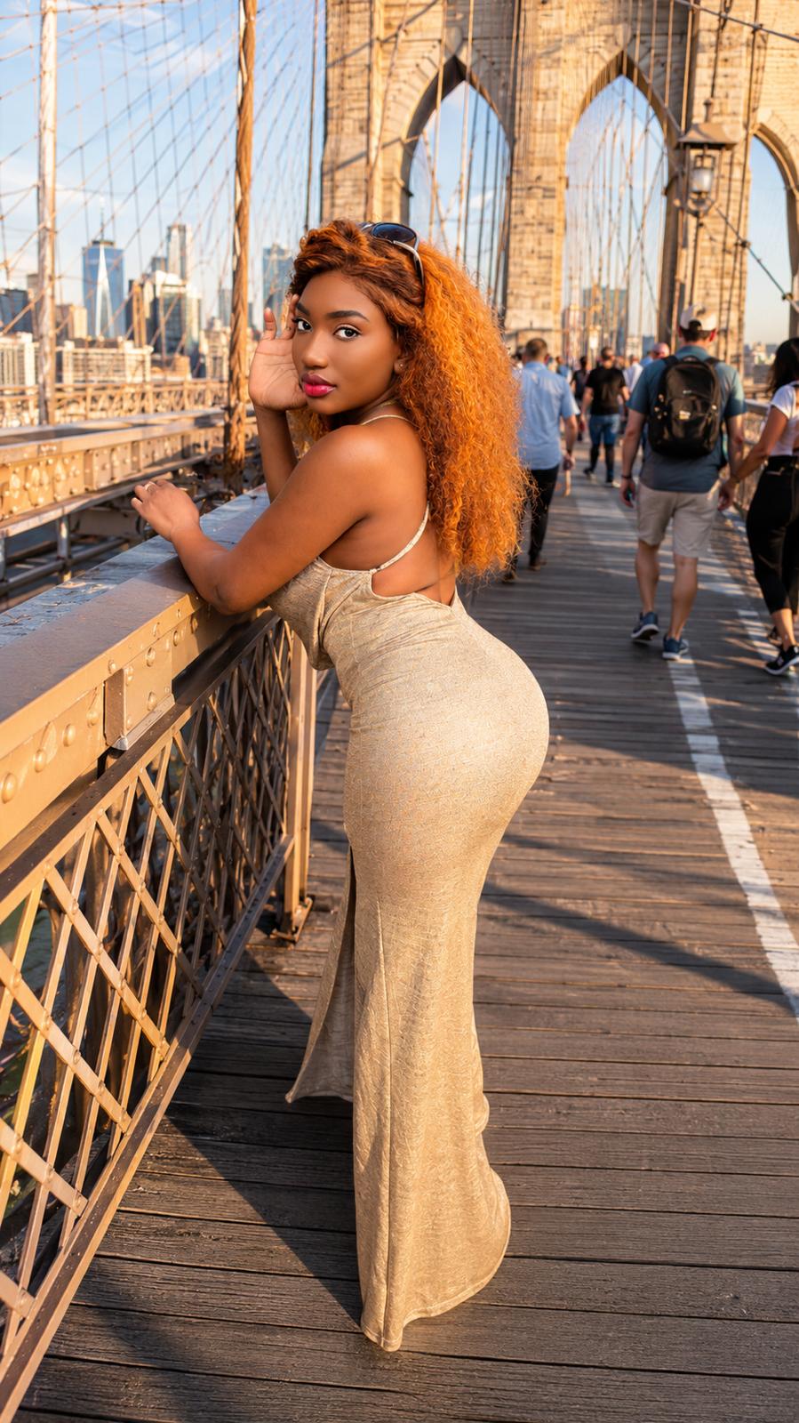 Robe longue de soirée sexy à col en V et dos nu pour femmes