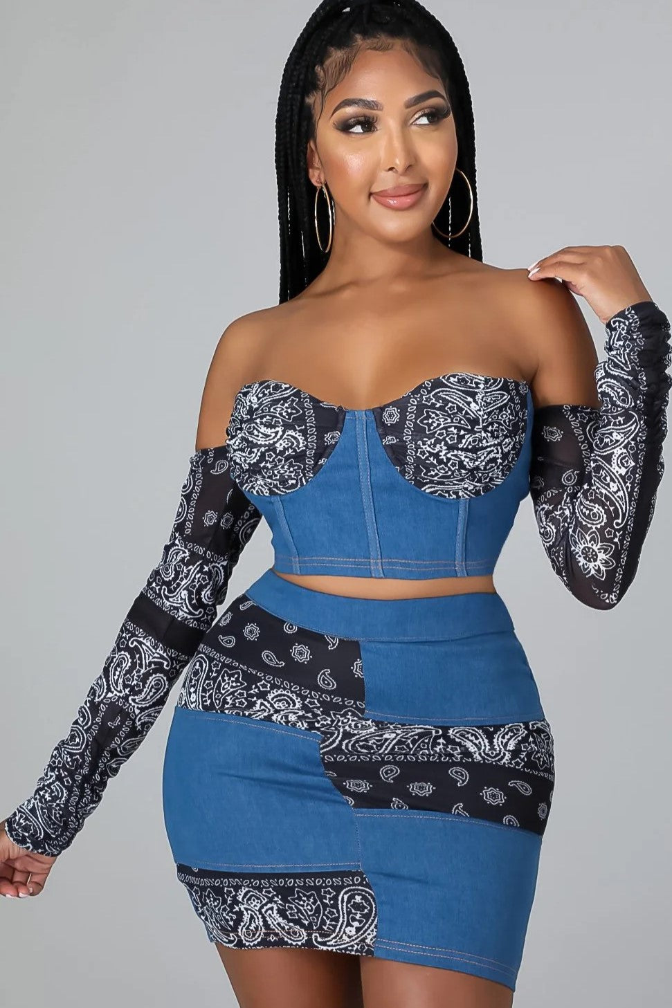 Ensemblee deux pièces tendance style et élégance