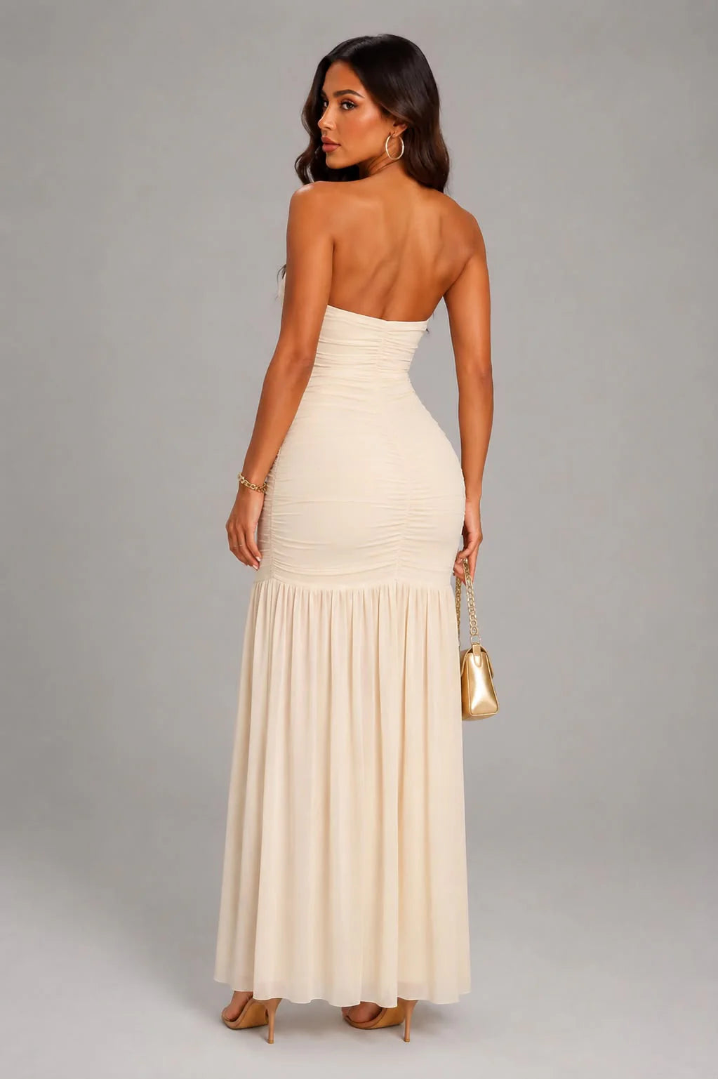 Robe Aveline en crème,