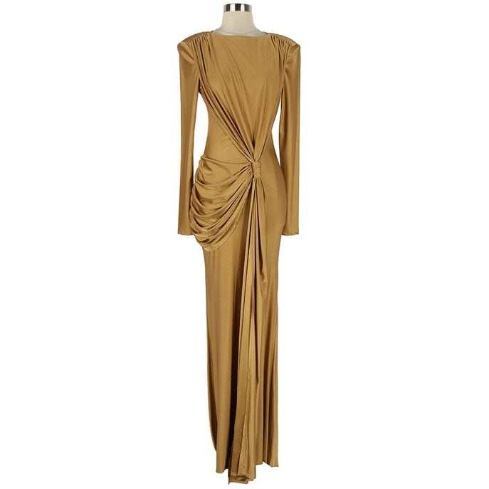 Robe longue à manches longues