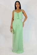 Robe longue Back To The Beginning - Verte