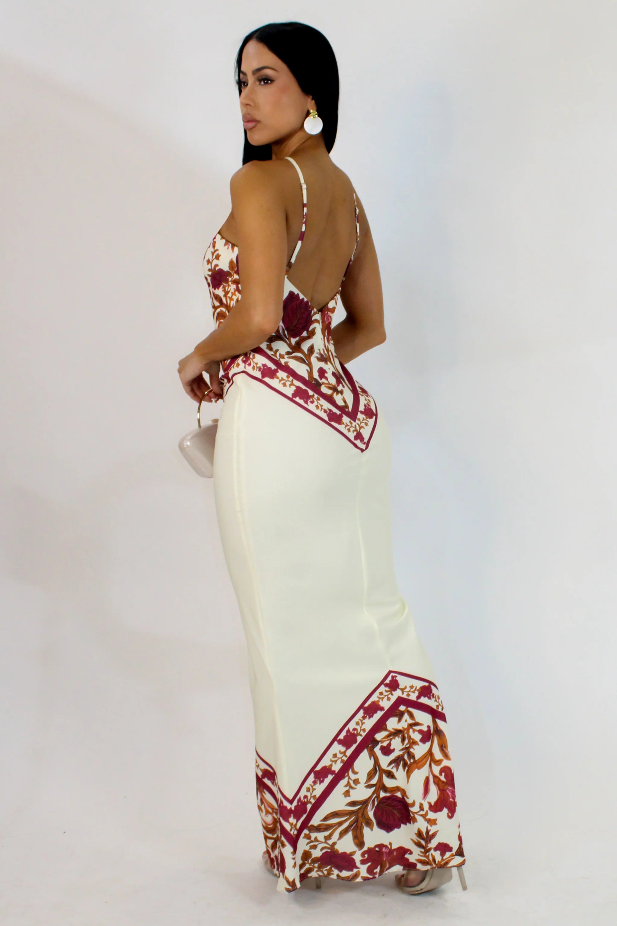 Robe longue Scarza - Beige