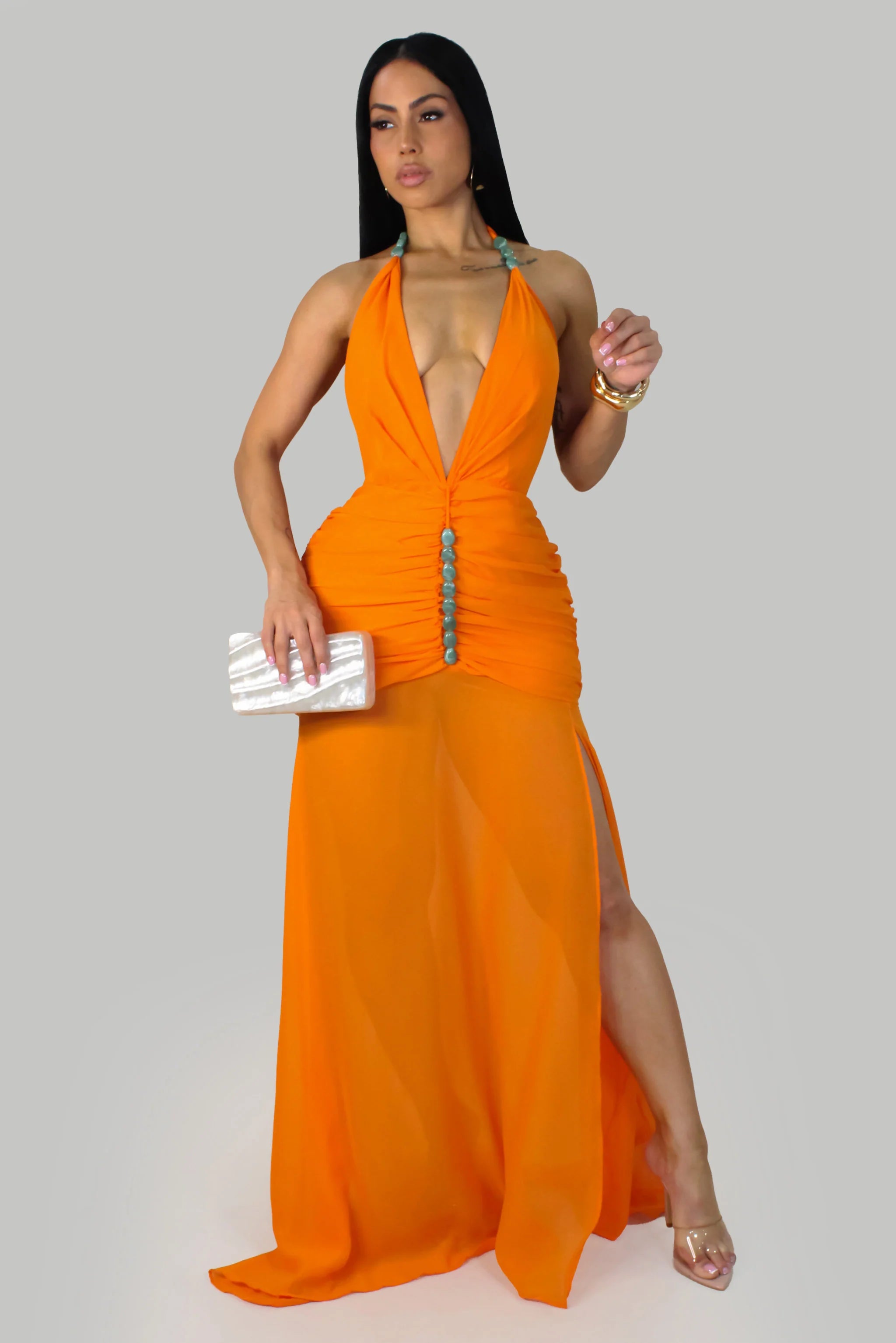 Robe d'Esmeralda - Orange