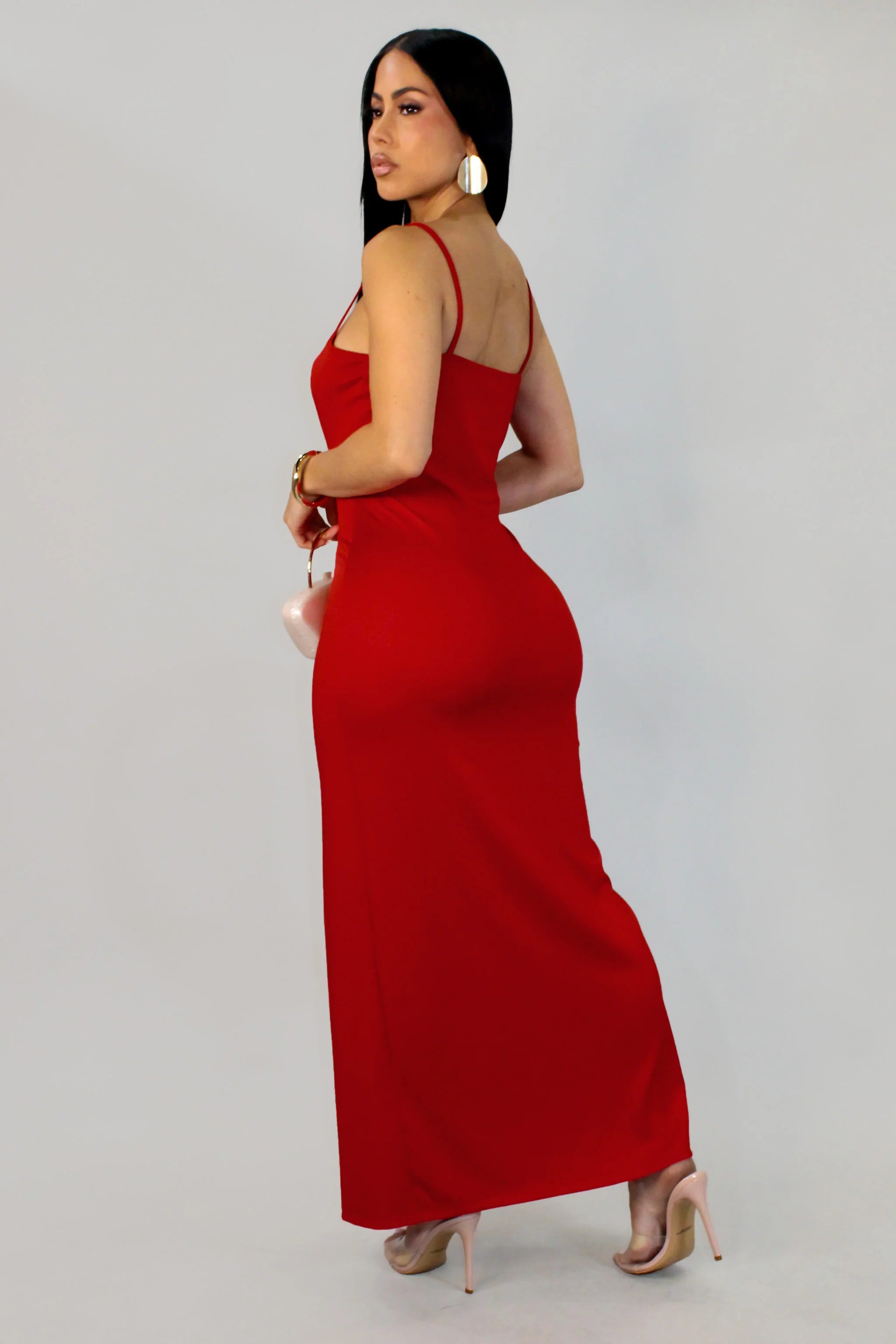 Robe légère et séduisante - Rouge