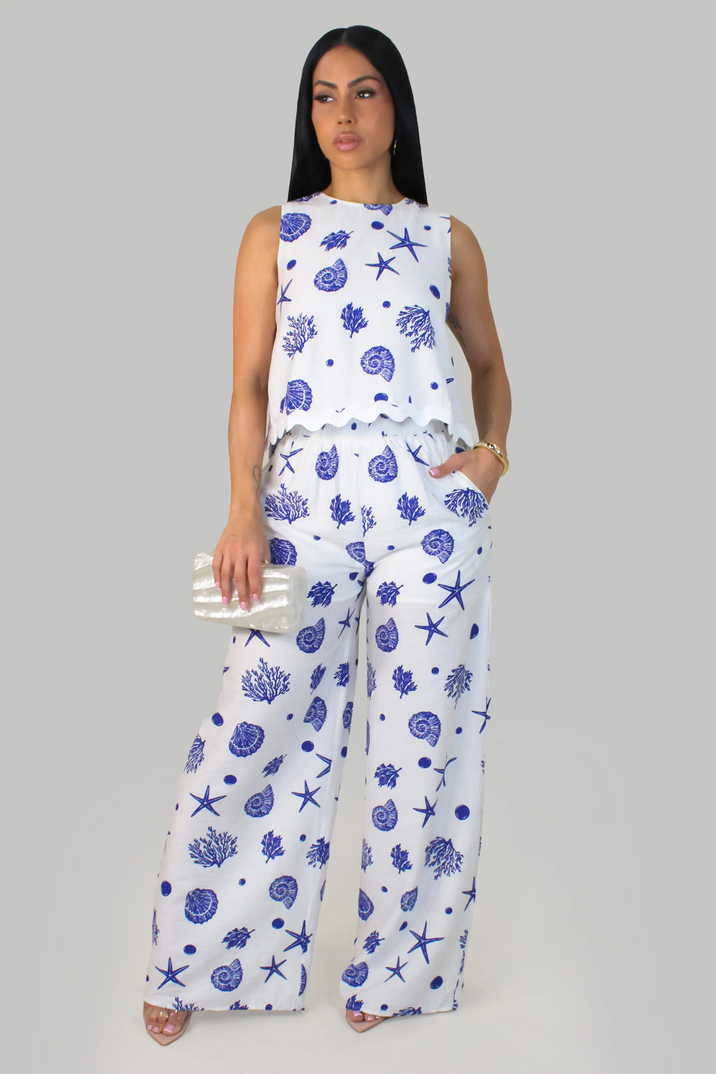 Ensemble pantalon Iconic Star - Bleu