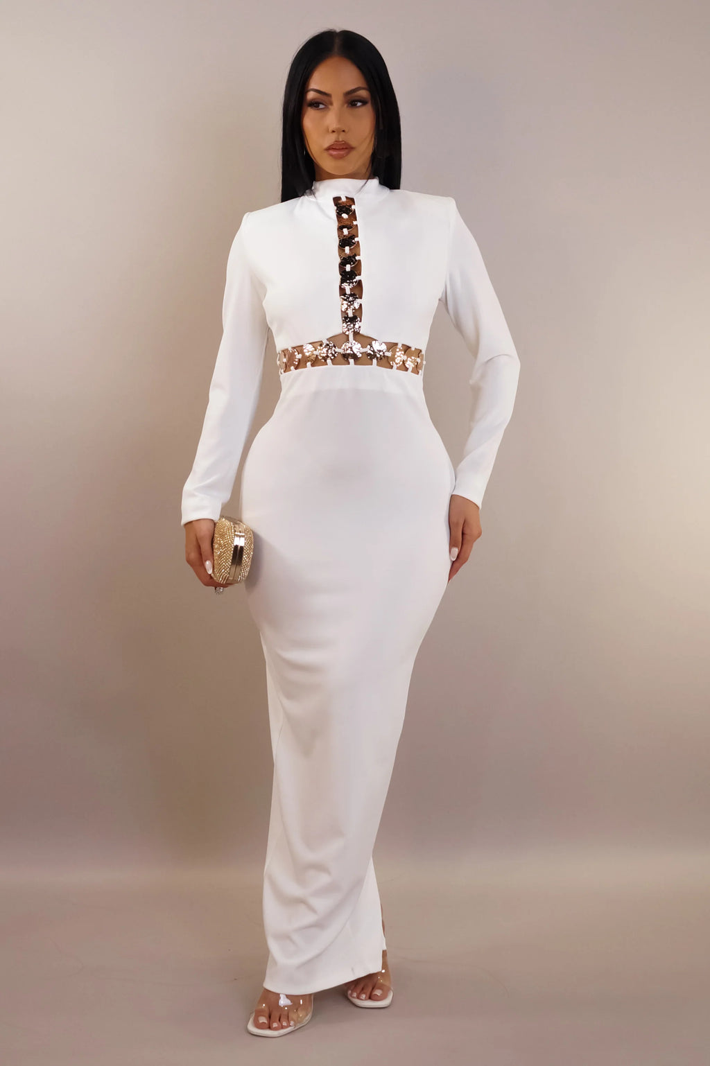 Robe maxi Best In Town - Blanche