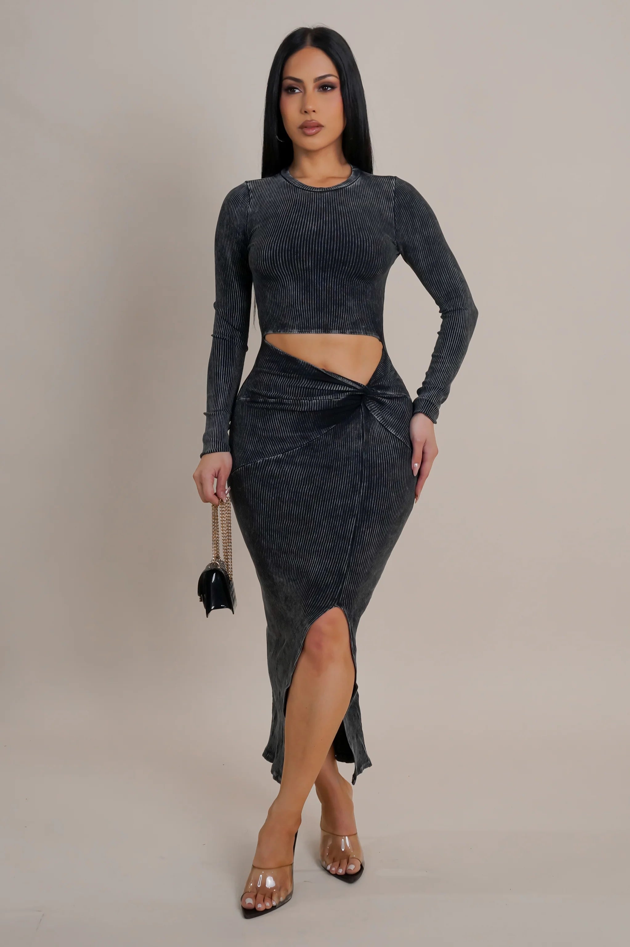 Robe midi Call Out My Name - Rouge